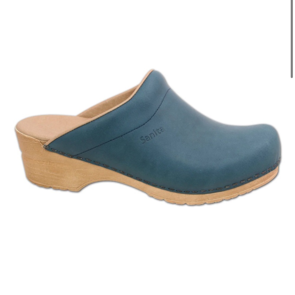 Sanita | Ellis Clog Mule in Blue